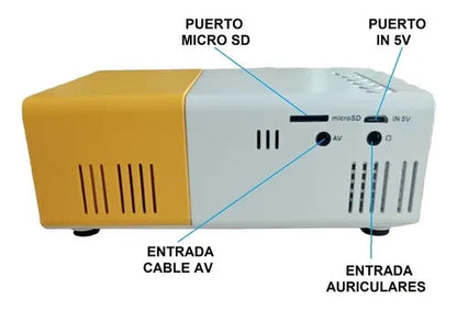 MINI PROYECTOR LED PORTATIL